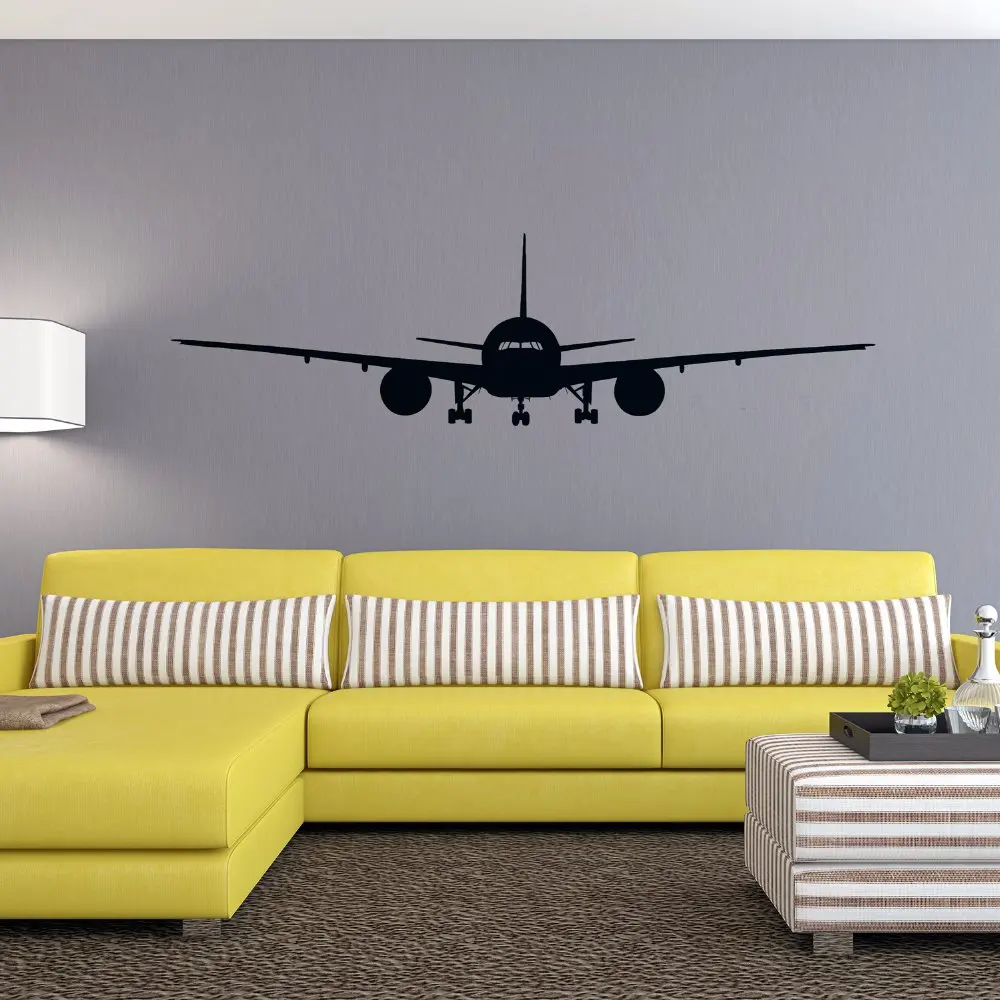 Transport Airplane Wall Stickers airplane wallpaper Wall decor PVC