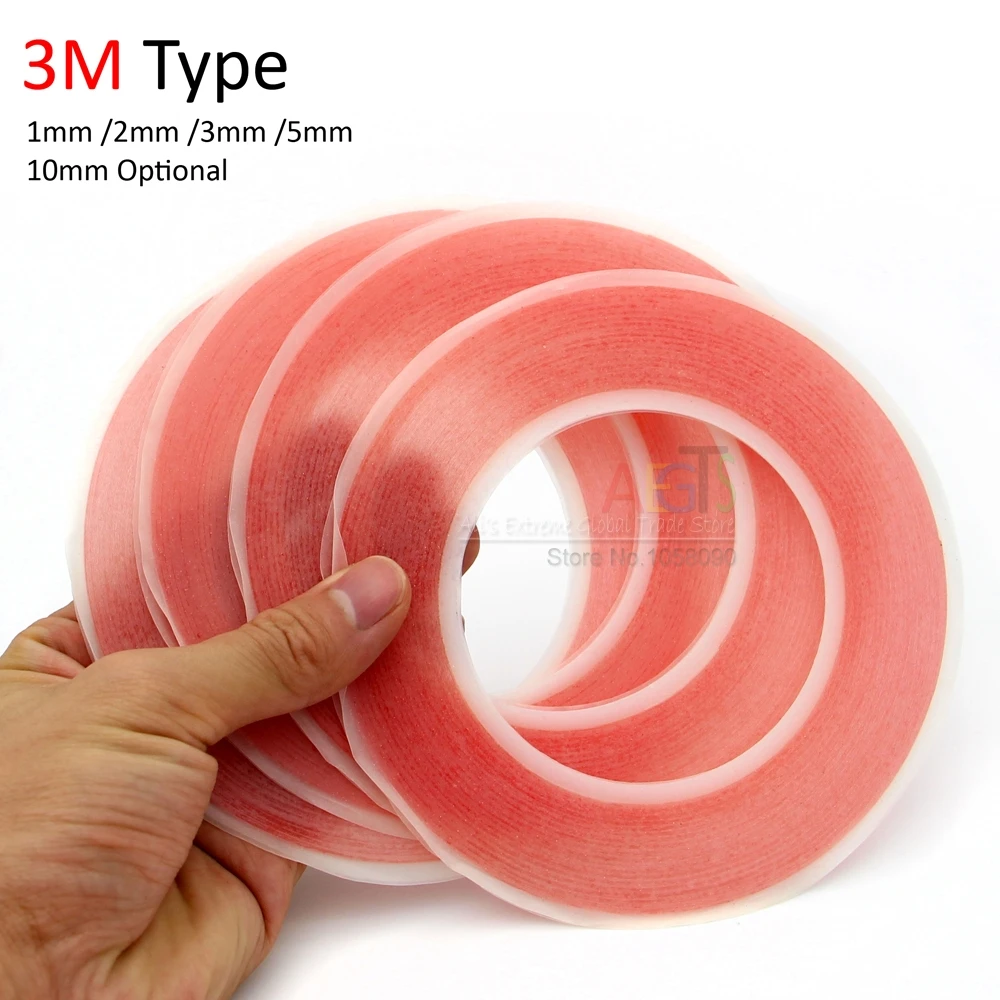 

New Brand 3M Sticker 2mm Double Side Adhesive Tape Fix For Cellphone Touch Screen LCD Phone Screen Repair Tools Adhesive Tape