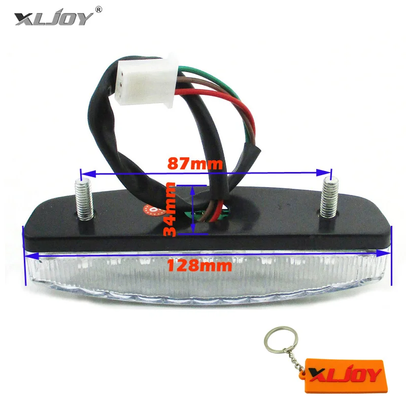 

XLJOY 12V LED Rear Tail Brake Light For 50cc 70cc 90cc 110cc Chinese ATV Quad NST Sunl Taotao Roketa Kazuma