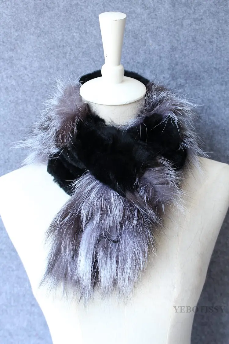  Fox Fur carf Real rex rabbit Fur  (2)