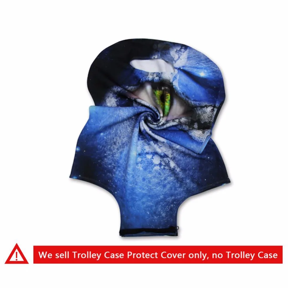 3D Flower Travel Luggage Protective Cover for 18-30 inch Trolley Suitcase Strech Elastic Trunk Case Dust Covers with Zipper