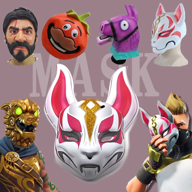 

New Fortnight Game Accessories Christmas Halloween Dress Up Props Action Figure Masquerade Mask Toy