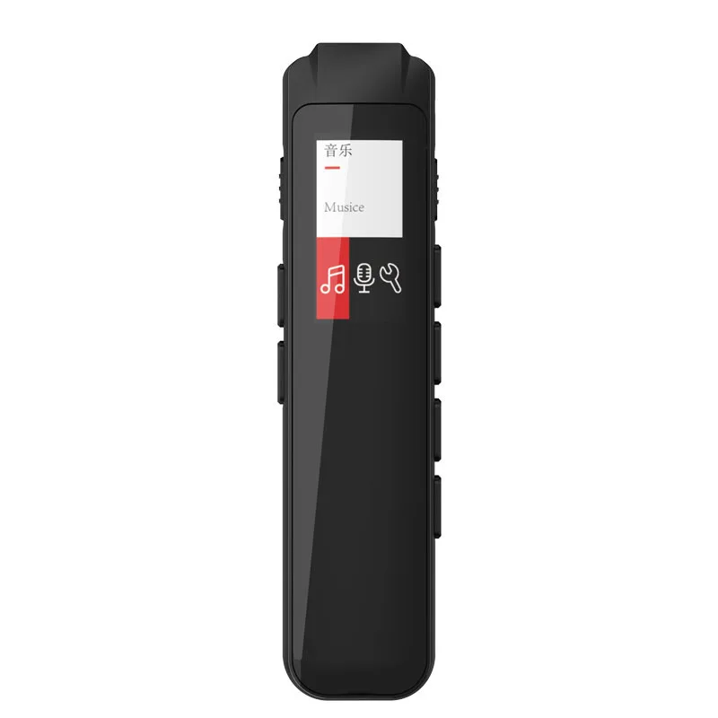 Мини цифровой диктофон аудио цифровой диктофон-ручка 8 Гб активированный цифровой Аудио Диктофон отключение питания Автоматическое сохранение для интервью - Color: Black