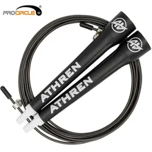 ProCircle Strong Grip Jump Rope Skipping Ropes Pattern Handles Adjustable wire Rope For Boxing, Double Unders, WOD, Fitness, MMA