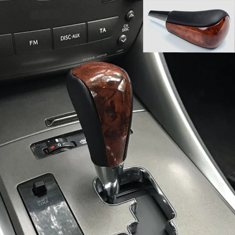 

Car Styling Walnut For Toyota Corolla HILUX HARRIER FORTUNER Land Cruiser CROWN Automatic Gear Shift Knob Sports Lever HandBall
