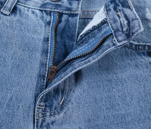 Жемчуг Ленточки синий Высокая Талия Джинсы для женщин женские Повседневное уличной карман Брюки для девочек зима 2018 джинсовые штаны Для