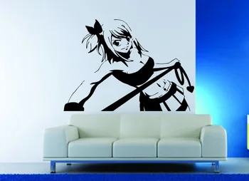 

Wall Decor Vinyl Sticker Decal Gun Agent Mafia Woman Anime Hero Sexy Hot Girl