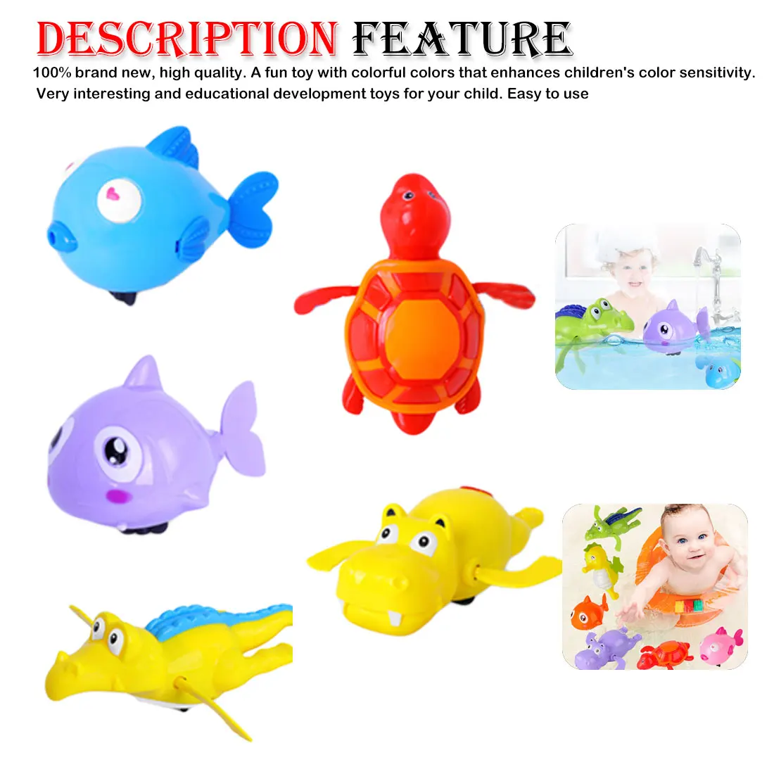 

Random Color Bathing spouts clockwork Play Water in the bathroom for baby Boys Children kids pool swimming Bathtub bath toys
