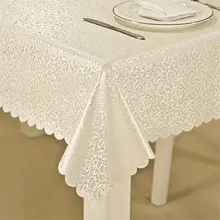 High Quality Waterproof Oilproof Tablecloth with Exquisite flowers home Decoration Kitchen table cloth rectangular Table Cover