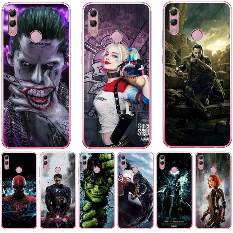 

Luxury Marvel Avengers Venom Joker For Huawei Honor 10 9 8 8X 8C 7A 7C 7X 7 6X 6A Lite phone Case Cover Funda Coque Etui