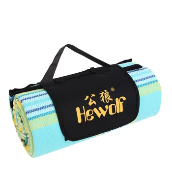 

Portable Cashmere Beach Mat Blanket Foldable Climb Outdoor Waterproof Beach Mats For Camping Picnic Blanket