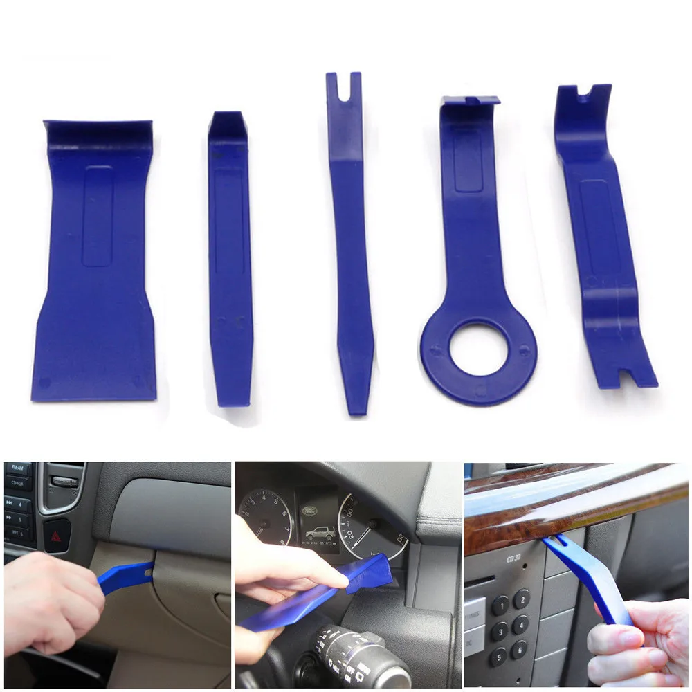 

5Pcs Auto Car Dash Trim Door Panel Audio Stereo GPS Install & Removal Open Tools