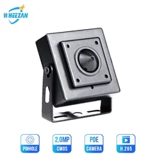 Wheezan Mini HD Camera Security 2MP Onvif H 265 CCTV POE IP Camera 12V 1080P Audio