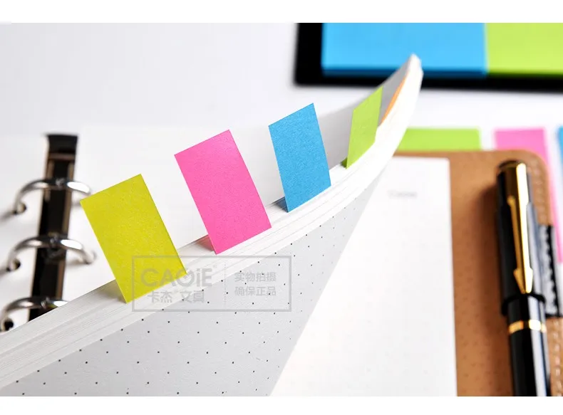 2019 милые Cagie Горячие офисные канцелярский многоцветный классификация memo pad бизнес человек функция Красочные Kawaii