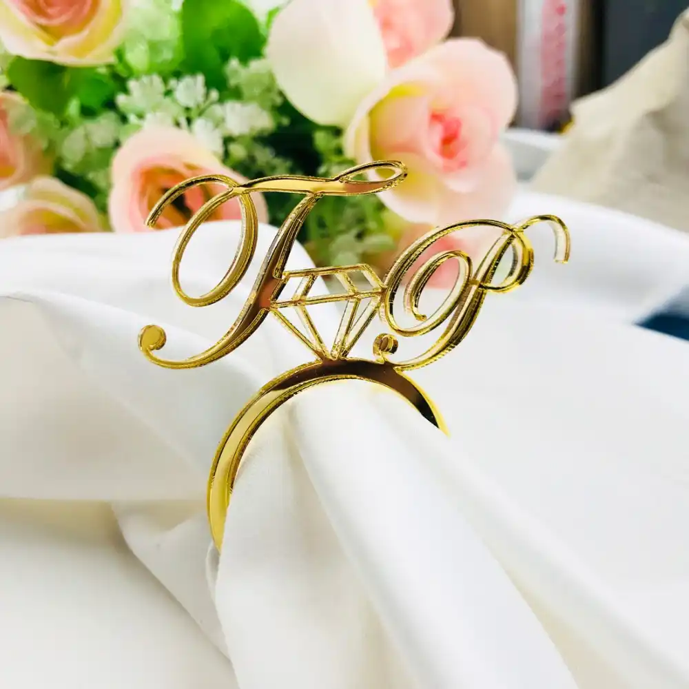 Acrylic Napkin Custom Napkin Rings Personalized Napkin Rings For
