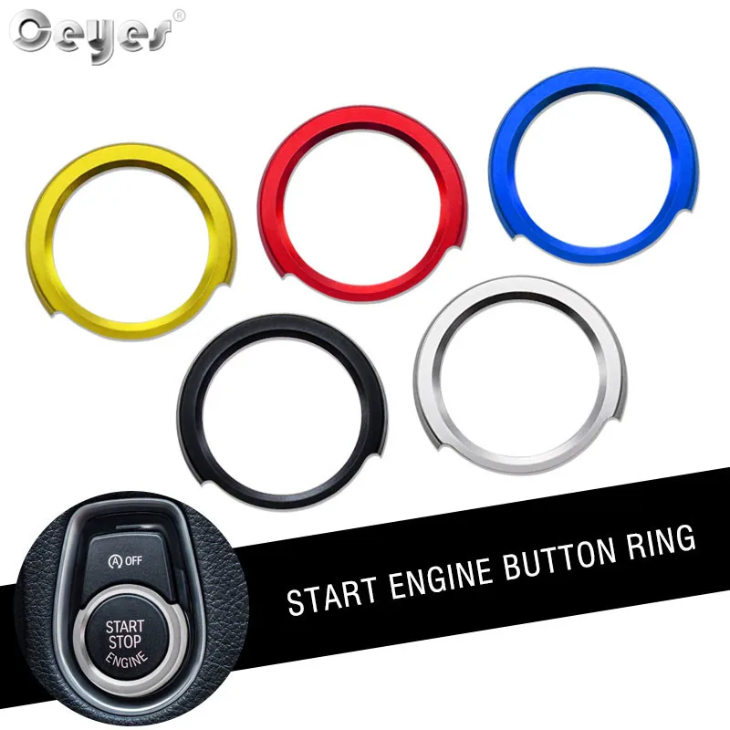 

Ceyes Car Styling Decoration Engine Start Stop Ring Case For BMW 1 2 3GT 4 Series F30 F20 F32 X1 F48 Stickers Covers Accessories
