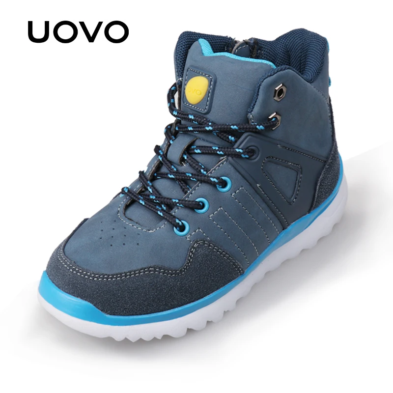 

UOVO 2018 New Arrivals Autumn Winter Kids Casual Sneakers Light-weight Fashion Boys Shoes Lace-Up Casual Shoes For Eur 29#-37#