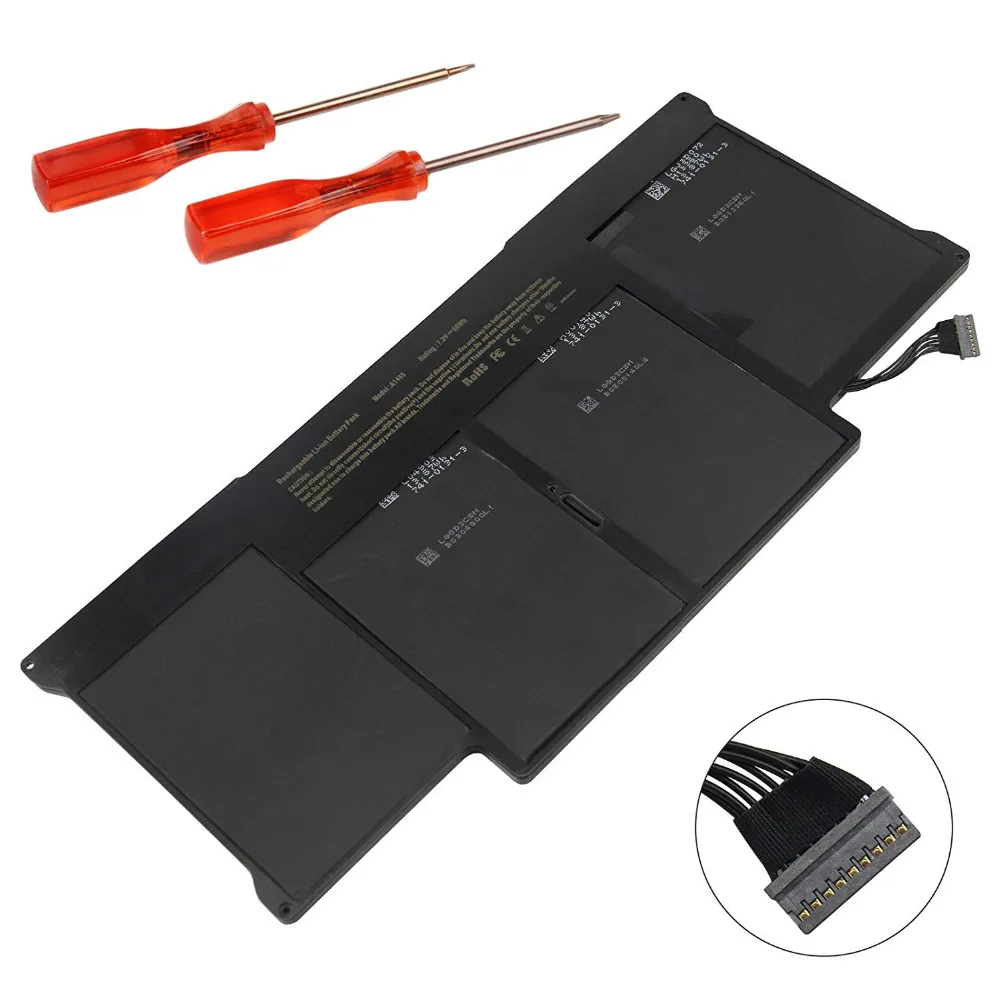 Ноутбук Батарея A1496 для MacBook Air 1" A1466 2013 и моделей MD232LL BTO/технический директор MD761LL/MD760LL/B MJVE2LL/A