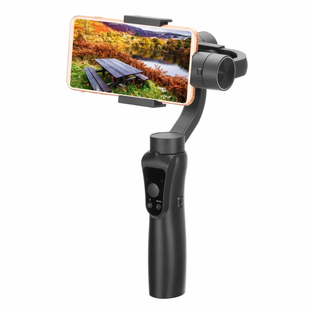 

3-axis Mobile Phone Stabilizer Selfie Stick Anti-shake Live Shooting Handheld Gimbal 5V support Gopro Action Camera