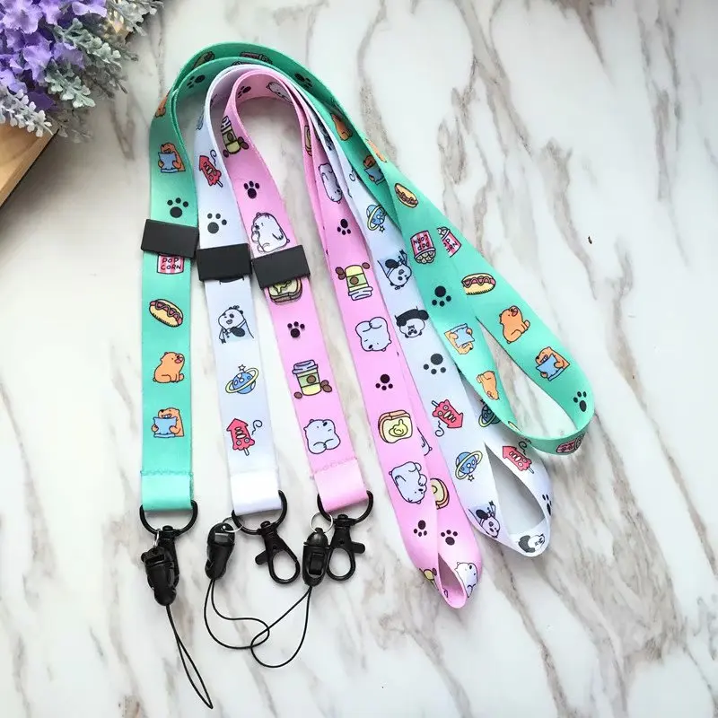

Neck Straps Anime Lanyard for Keys Phone Belt Hang Chain Key ID PASS Card Phone Straps Funda Cartoon Adjustable Phone Charm