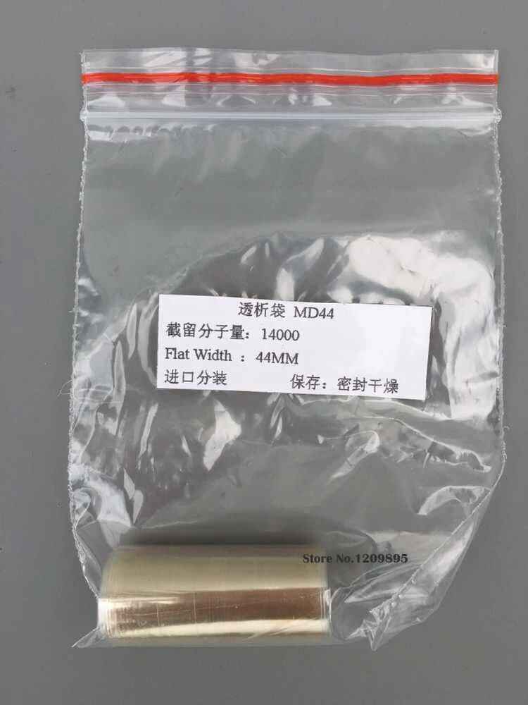 Bolsa de Diálise de Celulose Tubo tipo Bolsa de Diálise Metro Mwco Largura 2534 4477 Regenerada Frete Grátis 14000 1 2 Material escolar e de escritório
