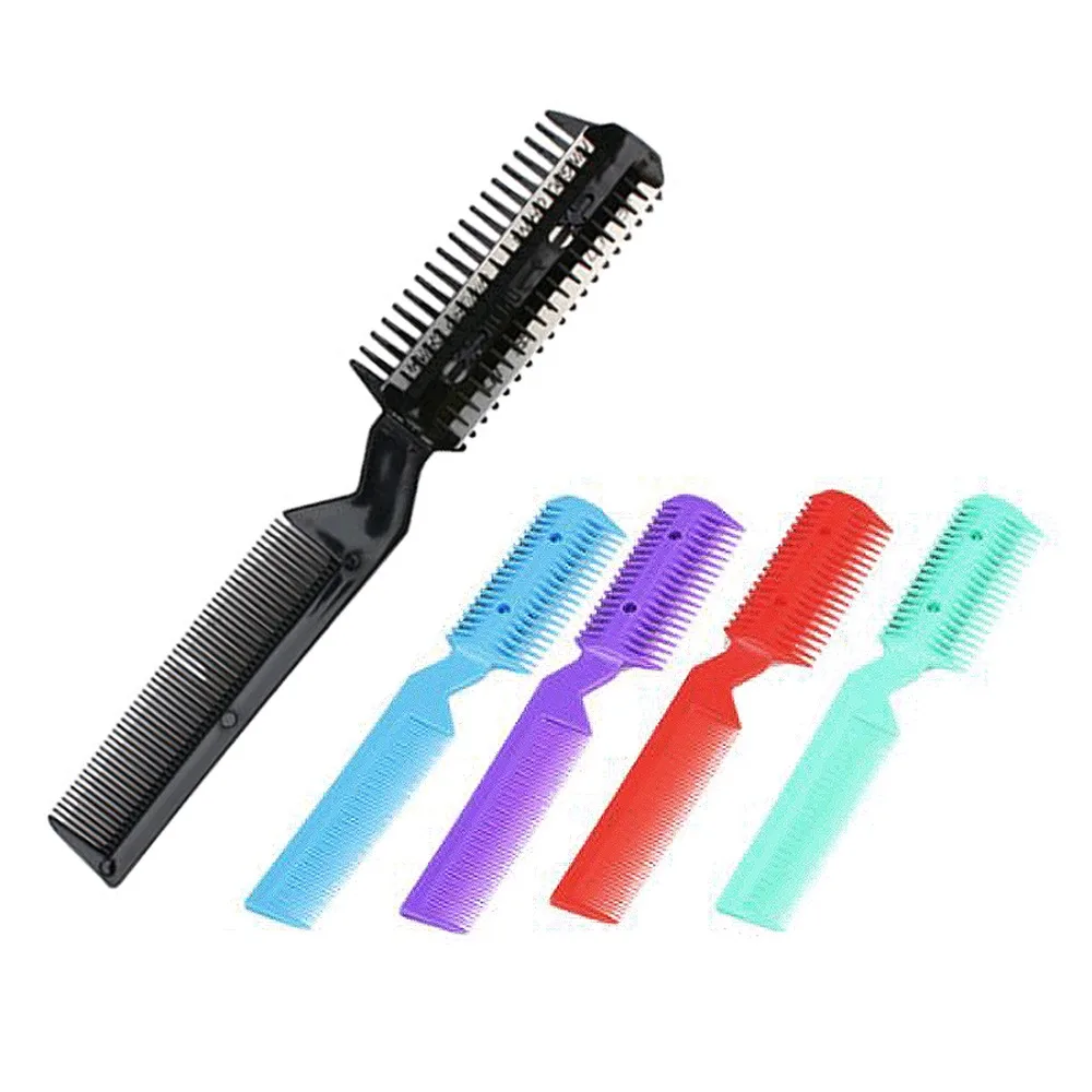 

1 PC Small Pet Dog Puppy Cat Hair Trimmer Cleaning With 2 Razors Grooming Comb Cutting Tool Random Color