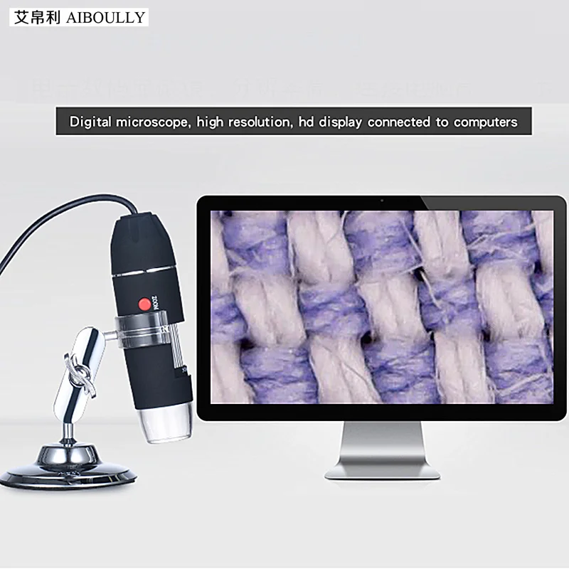 

500X Electronic Magnifier Handheld Microscope Usb Microscope Video Magnifier Endoscope Animal Plant Hair Skin Identification