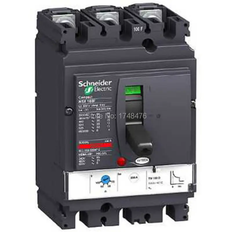 

NEW LV429841 circuit breaker Compact NSX100N - TMD - 80A - 3 poles 3d