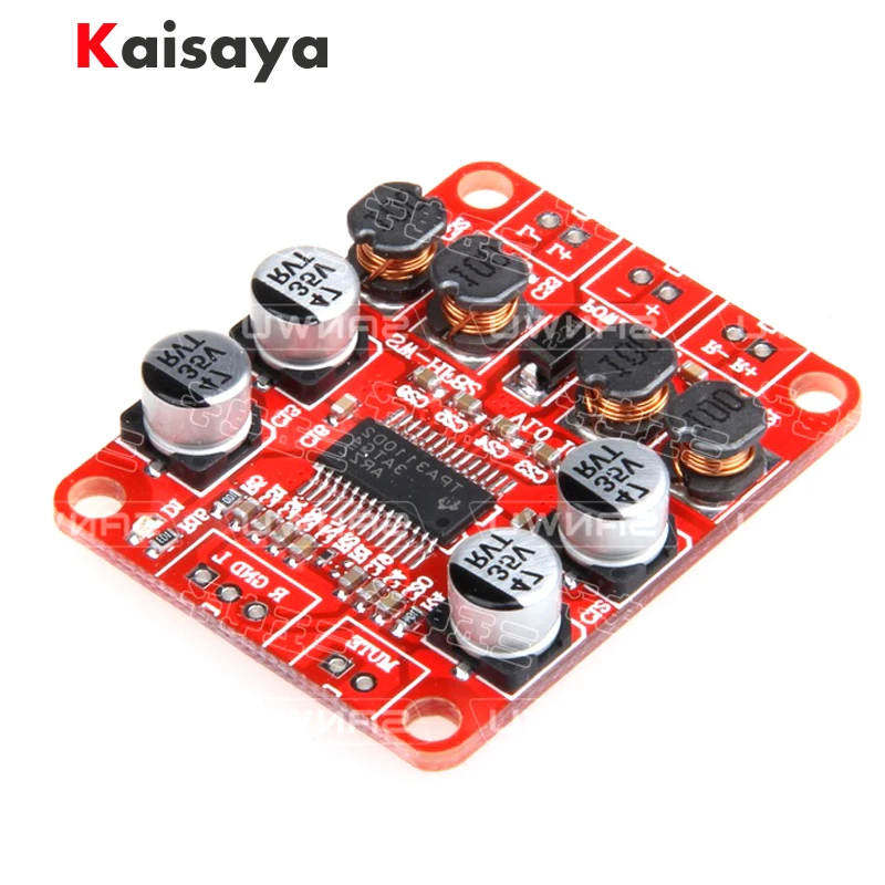 

mini DC 12V 24V 2x15W TPA3110 Digital Power Amplifier Module Dual Channel Stereo DIY Speaker Amplifier F2-008