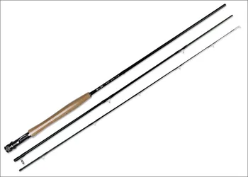 

Free Shipping High Carbon Fly Fishing Rod 2.28 Meters 3 section line wt 3/4 Fishing Rod Fly Rod Fishing Tackle