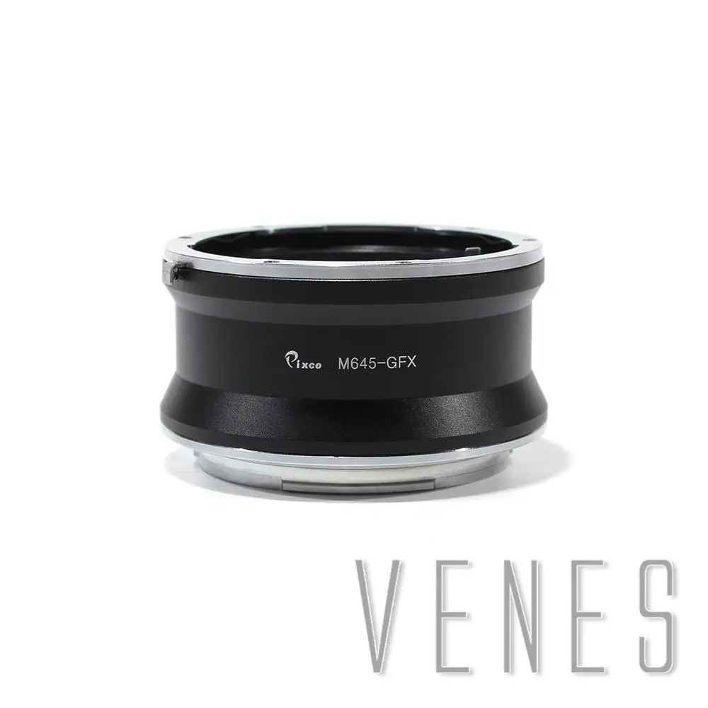 Pixco M645-GFX Lens Adapter Suit for Mamiya 645 Lens to Fujifilm G-Mount GFX Mirrorless Digital Camera such as GFX 50S
