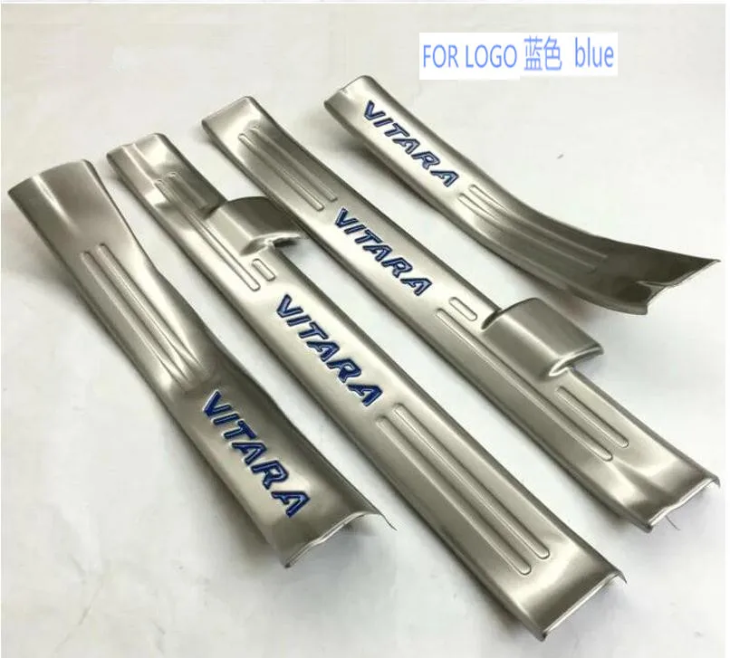 Car styling High Quality Stainless Steel internal Scuff Plate/Door Sill Door Sill for for Suzuki Vitara- Paint