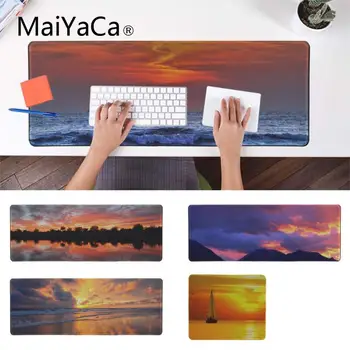 

MaiYaCa Sunrise and Sunset Computer Gaming Mousemats Comfort Mouse Mat Gaming Lockedge Mouse pad
