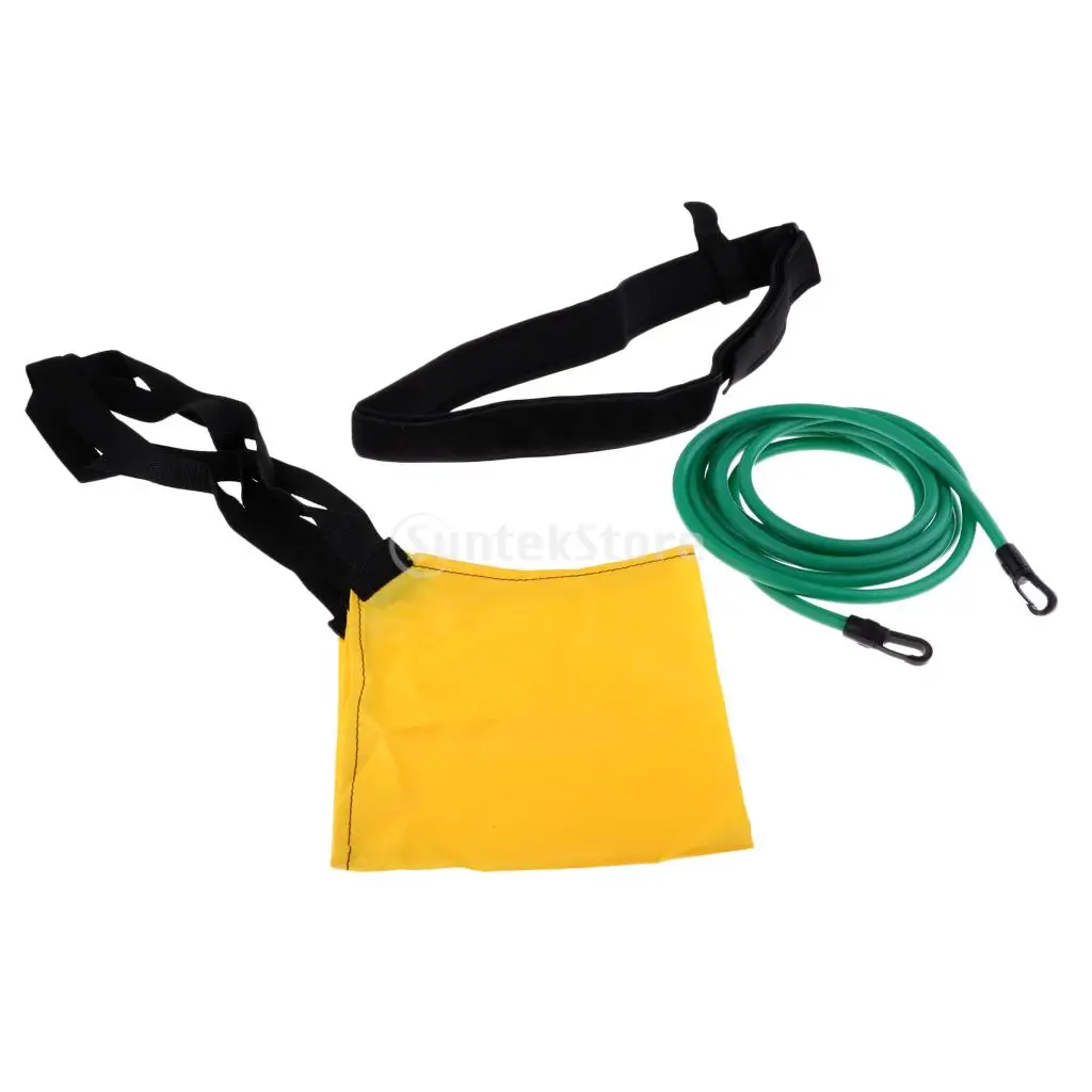 1 комплект, устройство для обучения плаванию, регулируемый эластичный пояс для плавания, пояс для тренировок с парашютом, поводок для