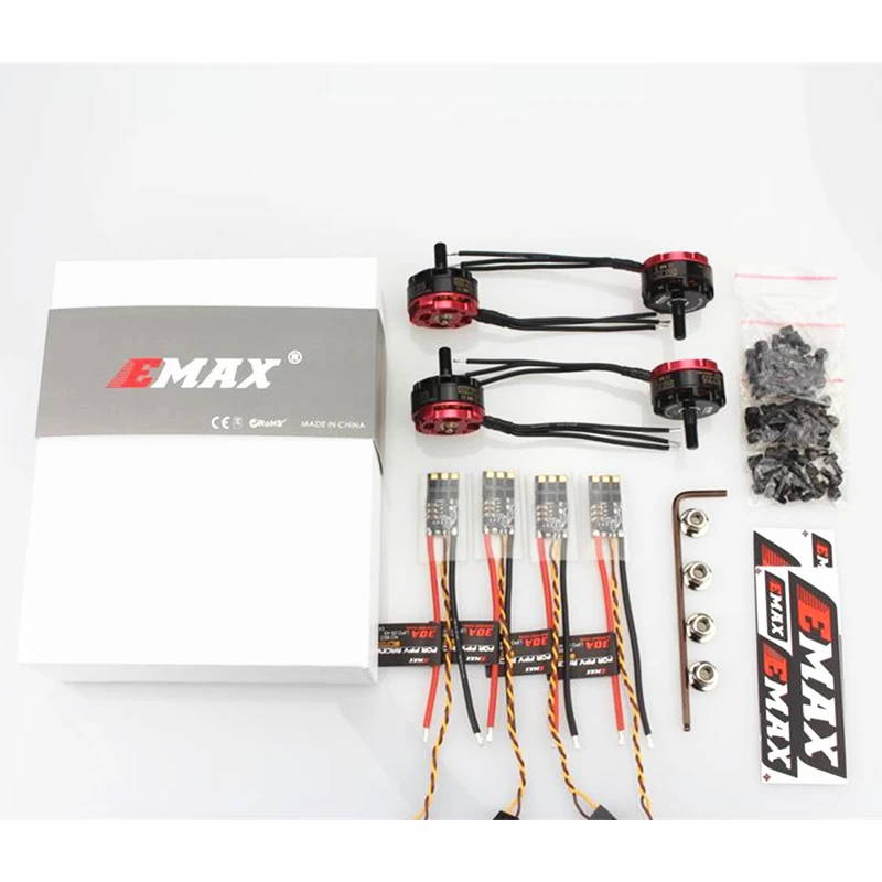 Emax RS2205 2300kv 2600kv бесщеточный двигатель с Lightning 30A ESC набор питания для FPV RC гоночный