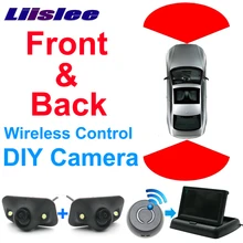 Car Front & Rear Camera Cigarette Power Variable Channel Blind Spots Invisible Areas Flexible Copilot Monitor Camera View System for toyota allion premio auris corolla bb liislee car side view camera blind spots areas flexible copilot camera monitor syste