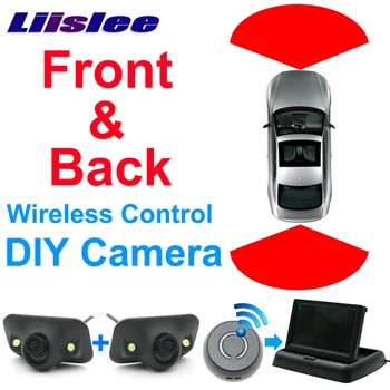 

Liislee Car Front & Rear Camera Cigarette Power Variable Channel Blind Spots Invisible Areas Copilot Monitor Camera View System