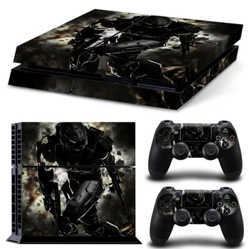

Free drop shipping A video game man Design top quality Sticker for Sony PS4 Console + 2PCS Controllers skin #TN-P4-5166