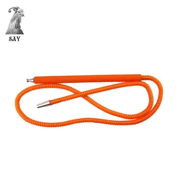 

SY 1set Orange Hookah Shisha Hose Alloy Handle Connector Smoking Accessories For Hookah Sponge Wrapped Water Hose