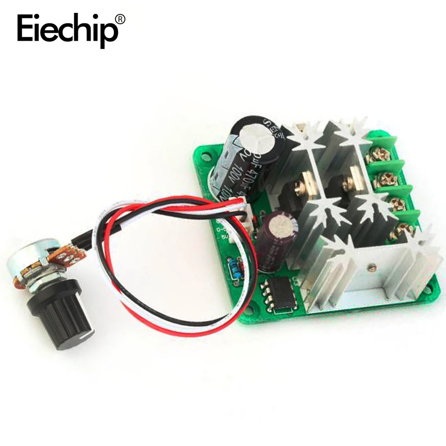 REGOLATORE DI VELOCITÀ GIRI PWM PLC DRIVER MOTORI DC da 6V 90V 15A PLC 12V 24V