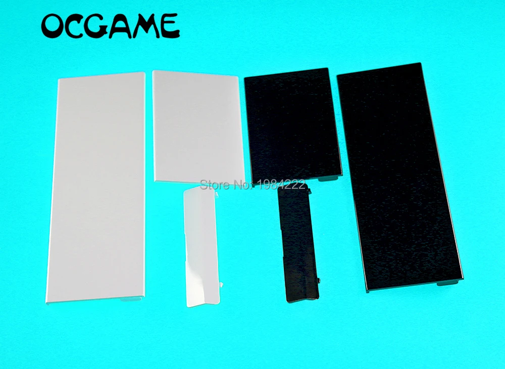

OCGAME Black and white Replacement Memeory Card Door Slot Cover Lid 3 Parts Door Covers for Nintendo Wii Console