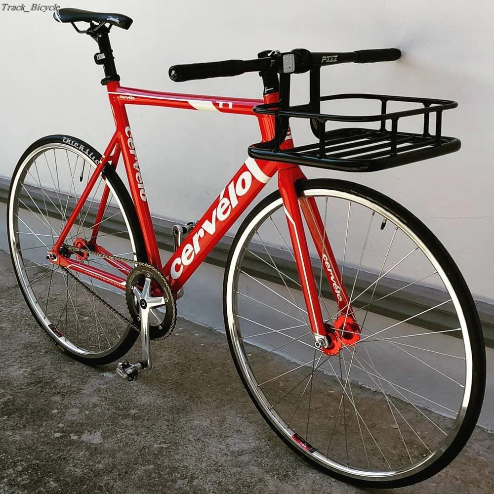 fixed gear bike basket fixie bike  Panniers  Multi-functional Vintage 700C  track bike Basket  Bicycle Accessories