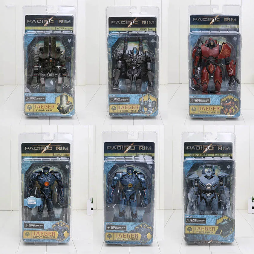 

18cm Movie Pacific Rim Jaeger Mech Crimson Typhoon Gipsy Danger Coyote Tango Cherno Alpha Striker Eureka Action Figure PVC