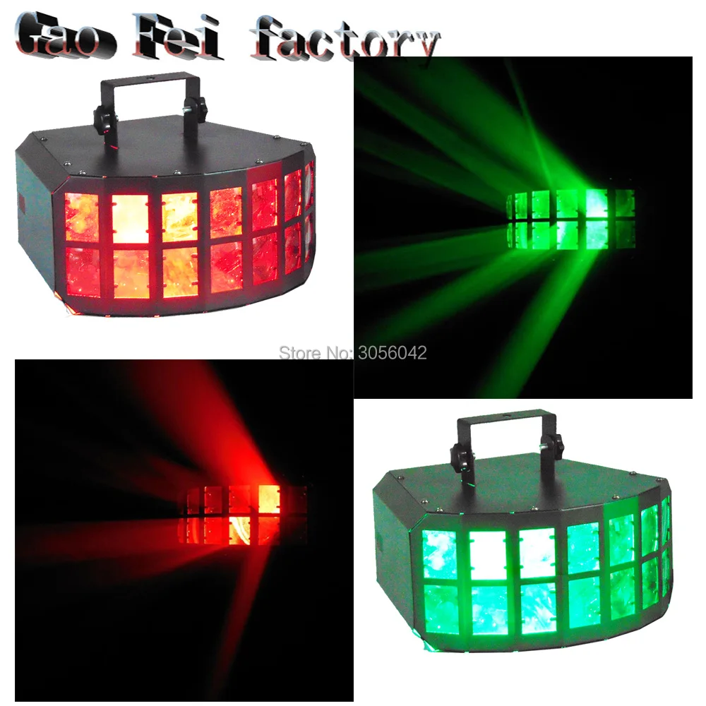 

2pcs/lot 30W RGBW 4IN1 LED double Butterfly DJ Disco Light Beam effect light Professional KTV Bar Club Party Wedding Stage Light