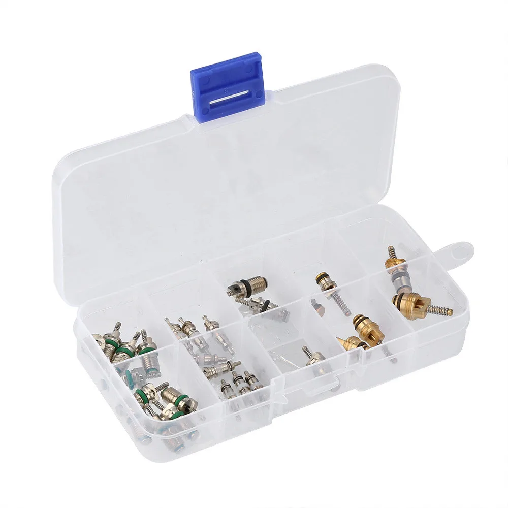 

30 A/C Valve Core Schrader Valves R12/ R134A Lot Of 7 Kinds AC Air Conditioning