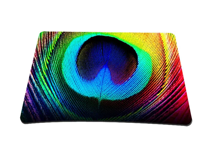 Colorful Plume Anti Slip Laptop Computer PC Mouse Pad Mice Pad Mat