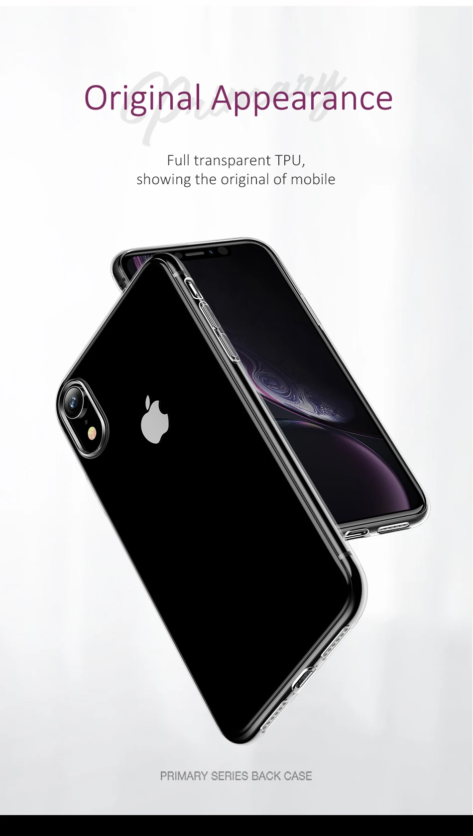YKZ TPU чехол для iPhone X XS XR 8 7 6 6S Plus SE 5 5S 5C ультра тонкий чистый мягкий чехол задняя крышка Coque Funda для iPhone 11 Pro Max