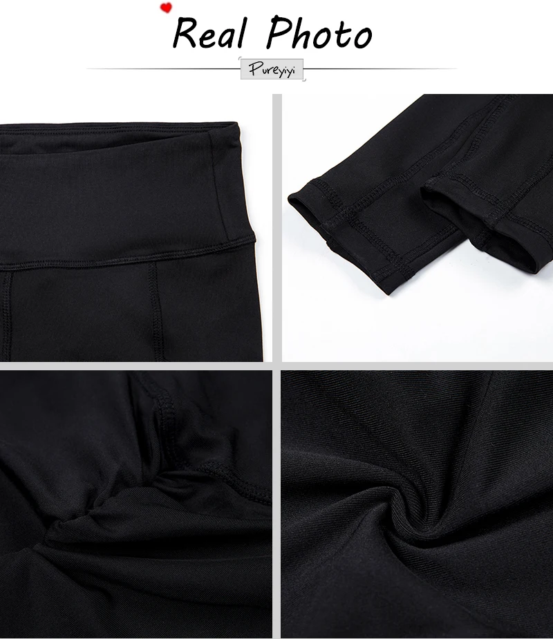  2018 New Women Side Pockets Leggings Yogings Bodycon Pencil Pant Workout Trousers Hip Push Up Slim Fit Bottoms Leggings (10)
