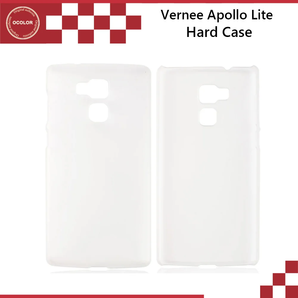 

ocolor For Vernee Apollo Lite PC Plastic Back Case Cover Protector Hard Shell For Vernee Apollo Lite phone Accessories