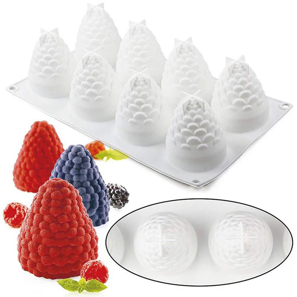 6/8 сетки силиконовые формы 3D формы для торта рождественские шляпы форма фруктов DIY пирожные мафины формы для украшения выпечки кондитерских изделий кухонные инструменты